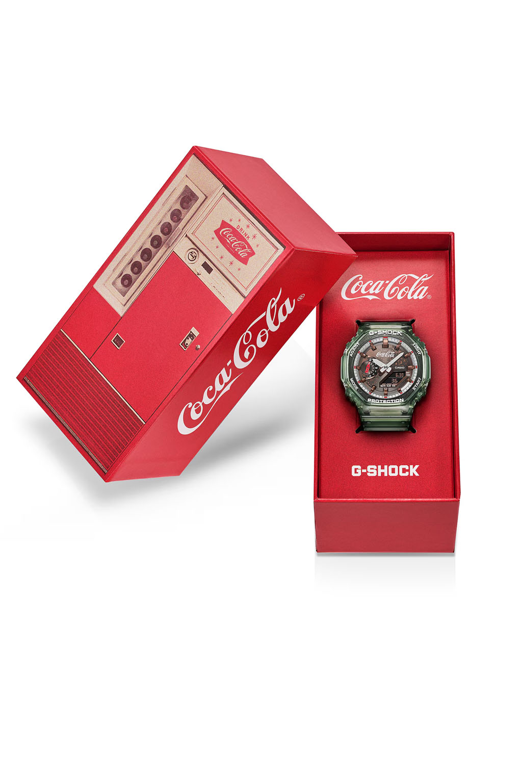 G-Shock by Casio - x Coca-Cola - Analog-Digital 2100 Series - GA2100CC-3A