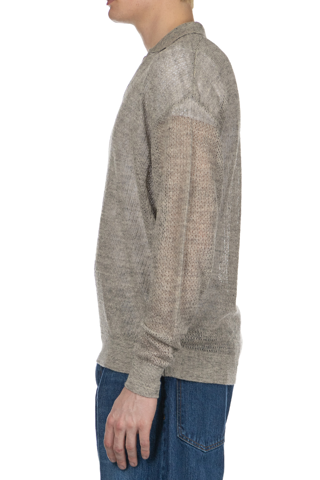 HERILL - Linen WG Polo Shirt - Grey