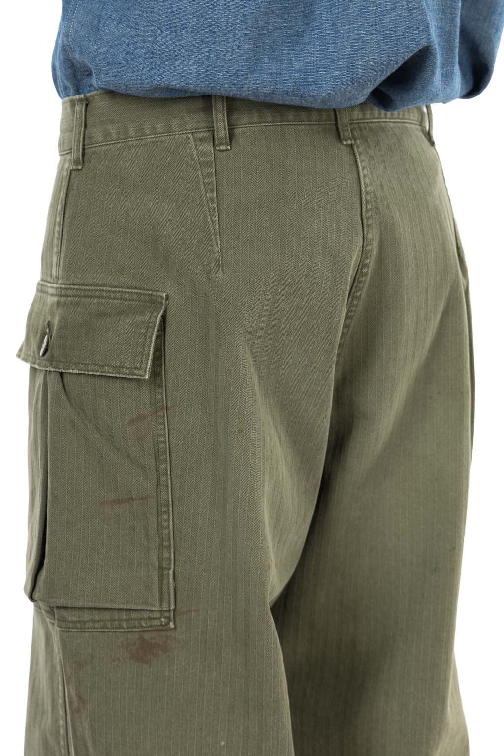 HERILL - US Army M-43 HBT Pants - Olive Drab