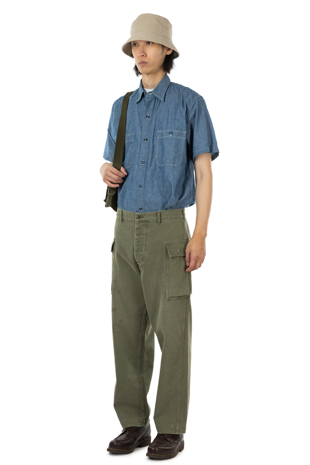 HERILL - US Army M-43 HBT Pants - Olive Drab