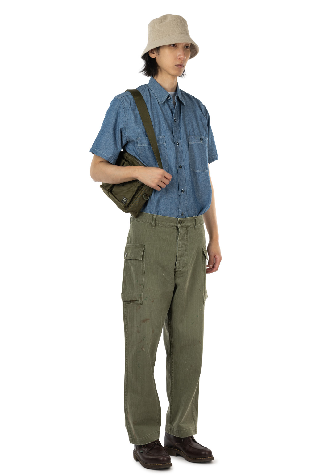 HERILL - US Army M-43 HBT Pants - Olive Drab