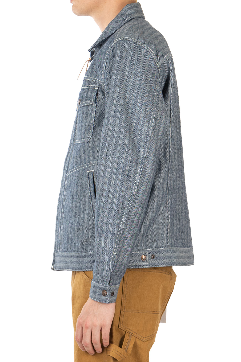 Iron Heart - 10.5oz Herringbone Work Jacket - Indigo