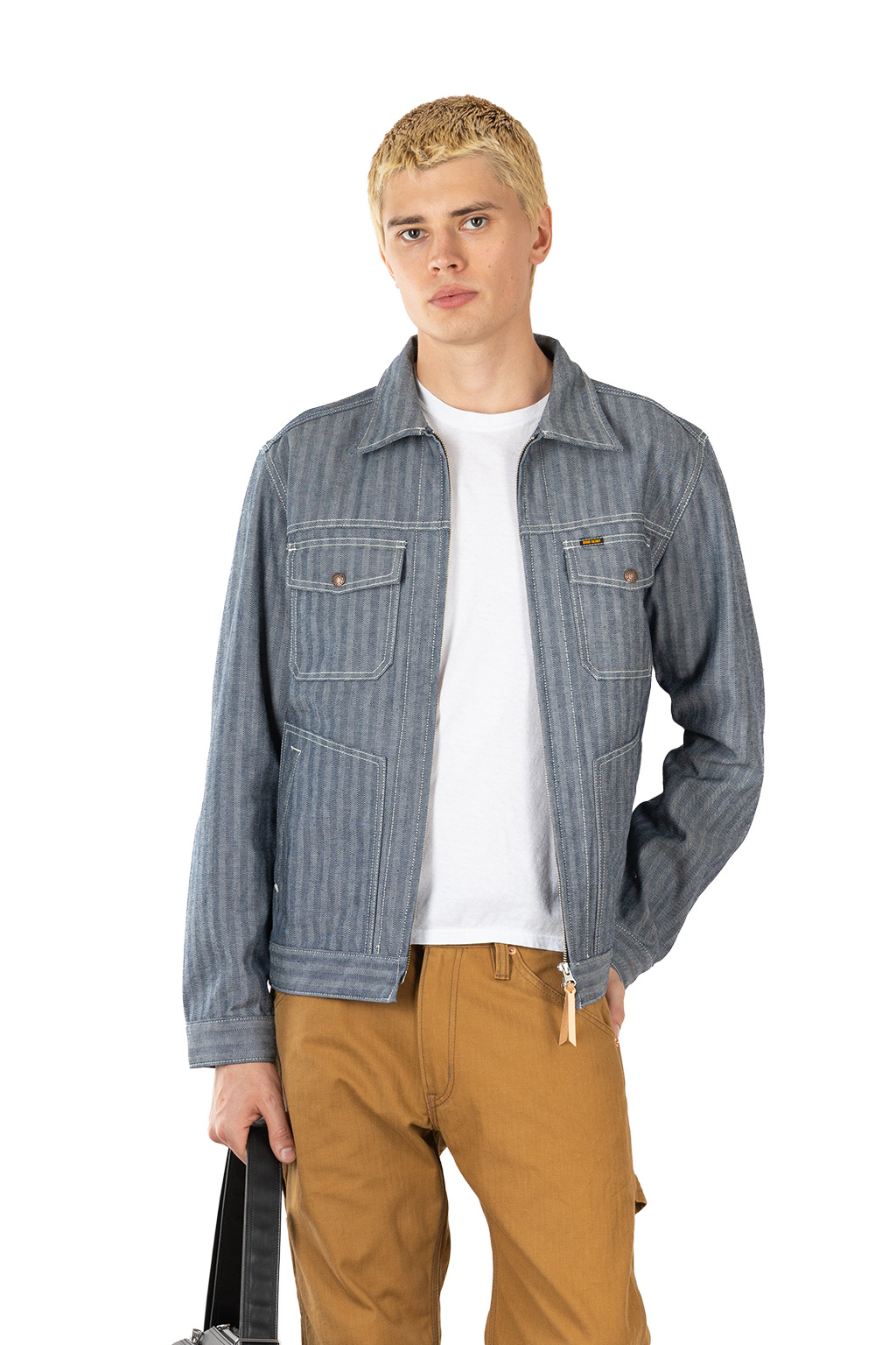 Iron Heart - 10.5oz Herringbone Work Jacket - Indigo