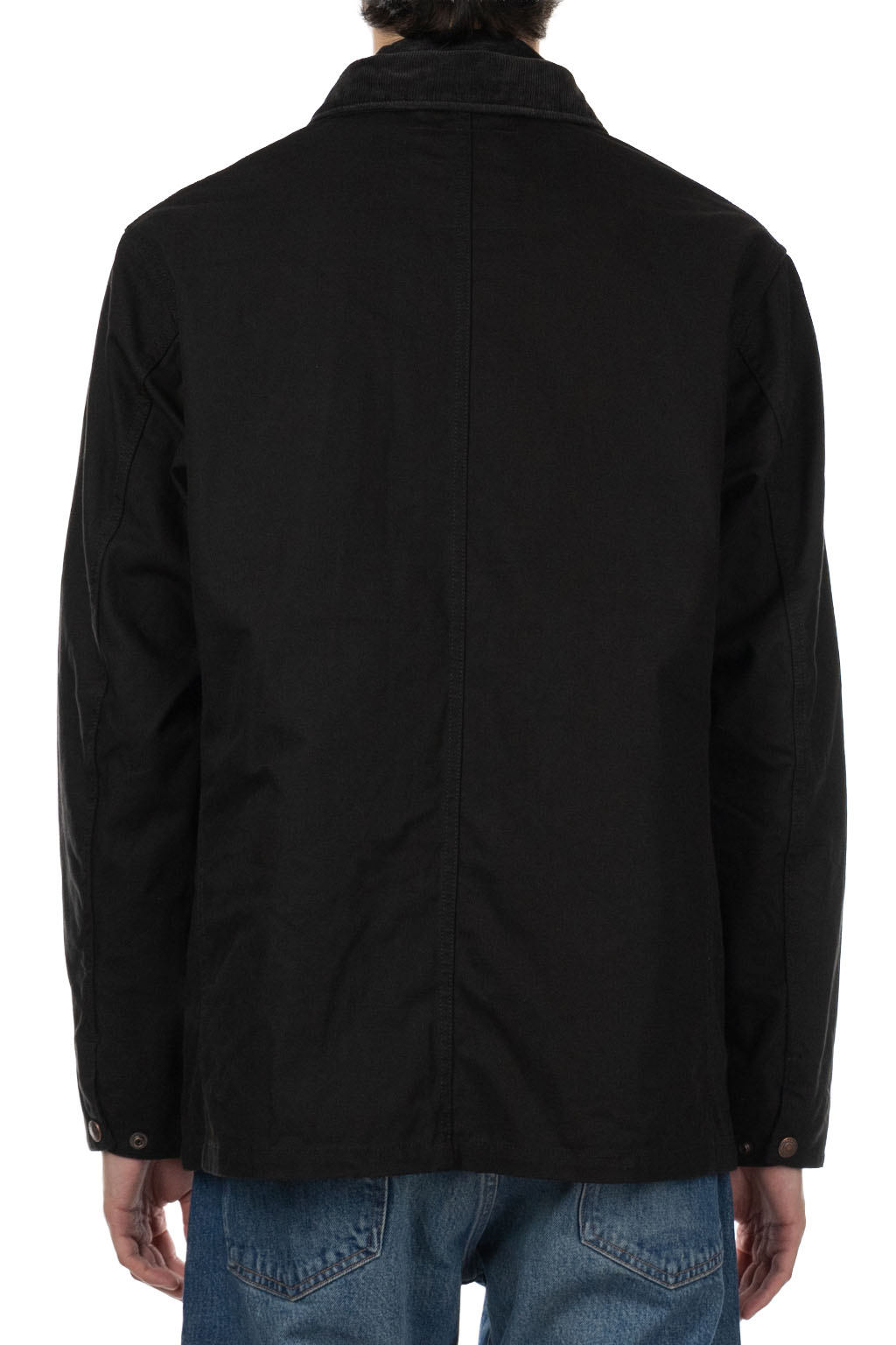 Iron Heart - 10oz Kurashikizome Organic Cotton Duck Chore Jacket - Black