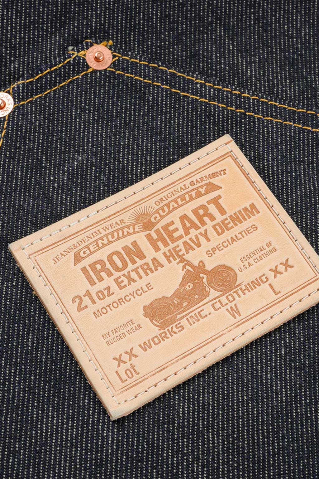Iron Heart 21oz Selvedge Denim Apron - Indigo