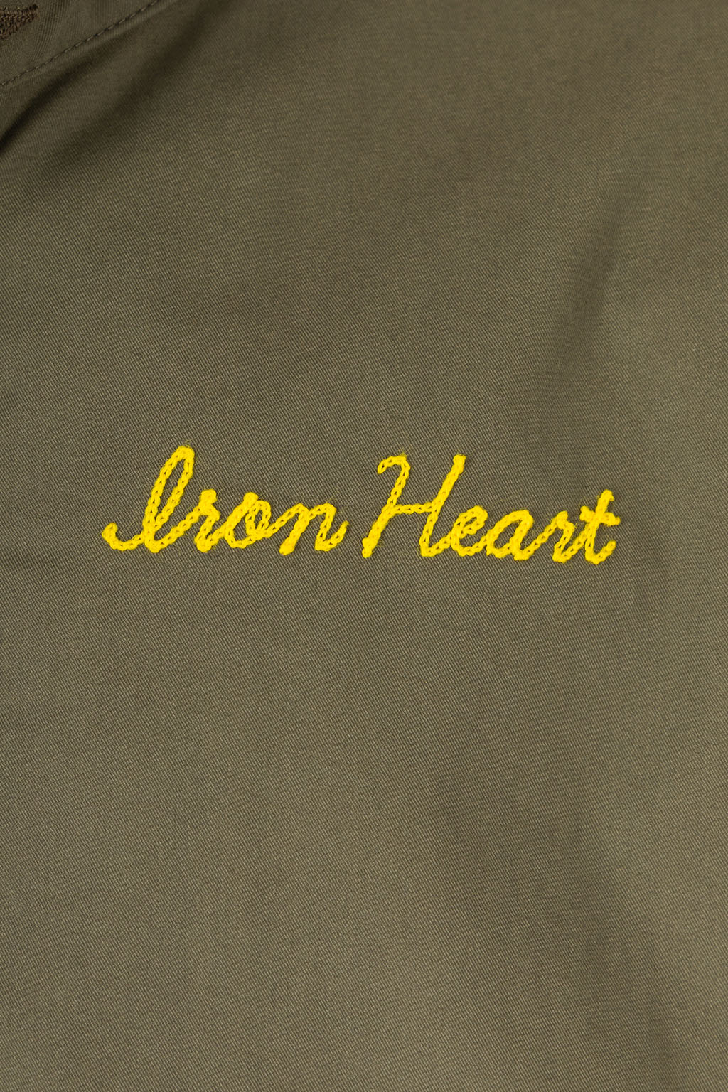 Iron Heart - 6.2oz Serge Drizzler Jacket - Olive Drab Green