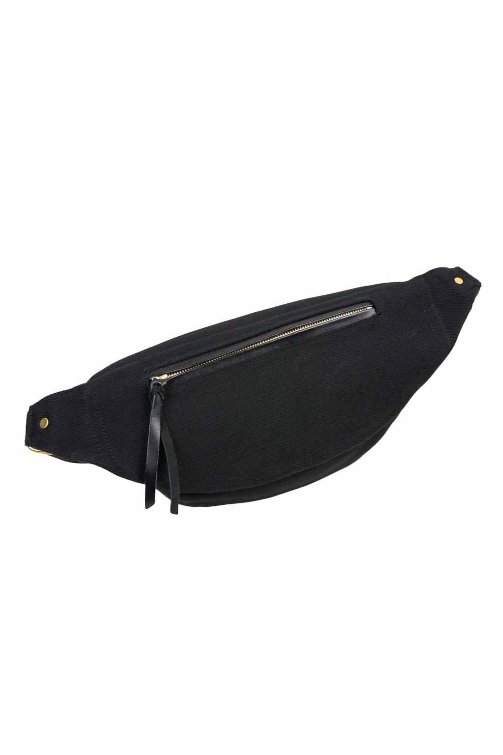 Iron Heart - IHE-37-BLK - 21oz Denim Waist Bag - Superblack Non-Fade