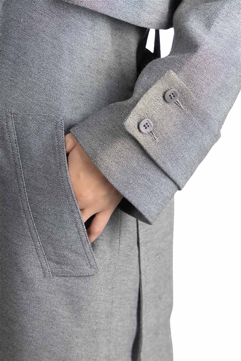 JW Anderson - Longline Trench Coat - Grey