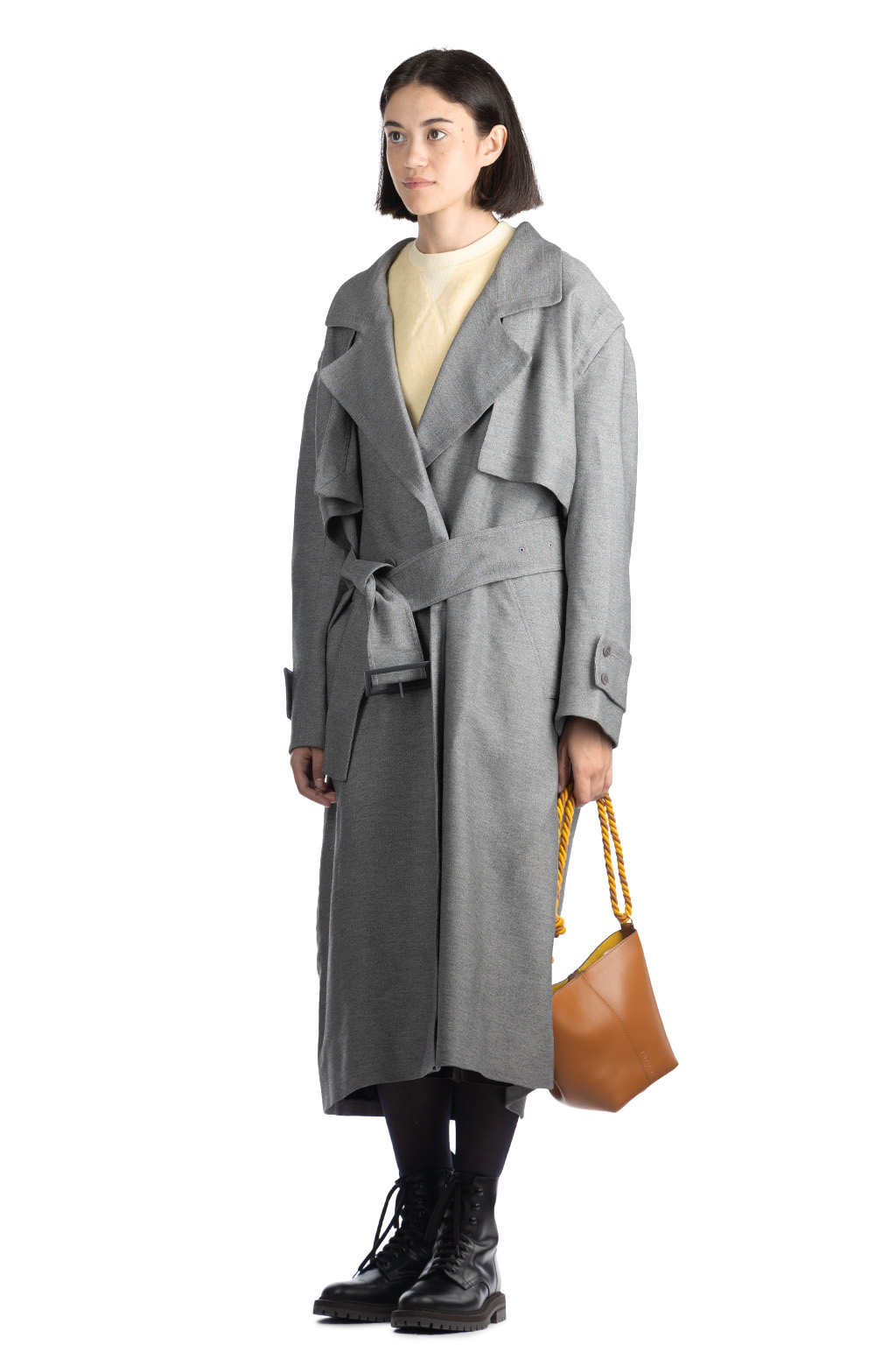 JW Anderson - Longline Trench Coat - Grey