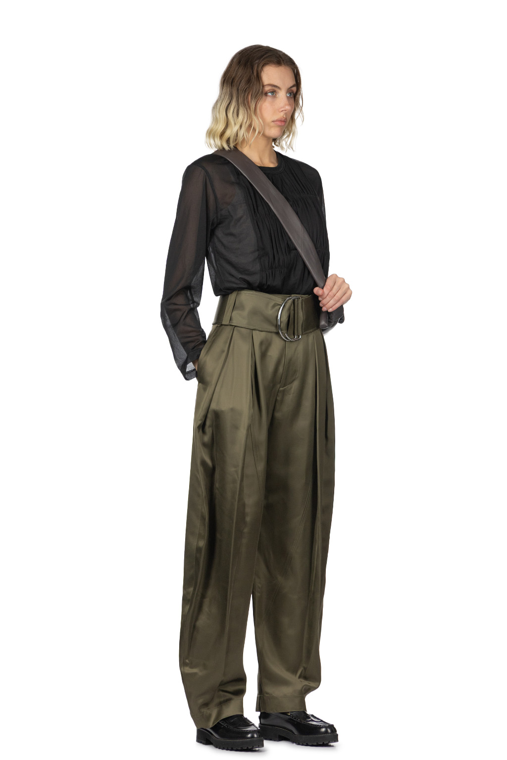 JW Anderson - Pleated D Ring Trousers