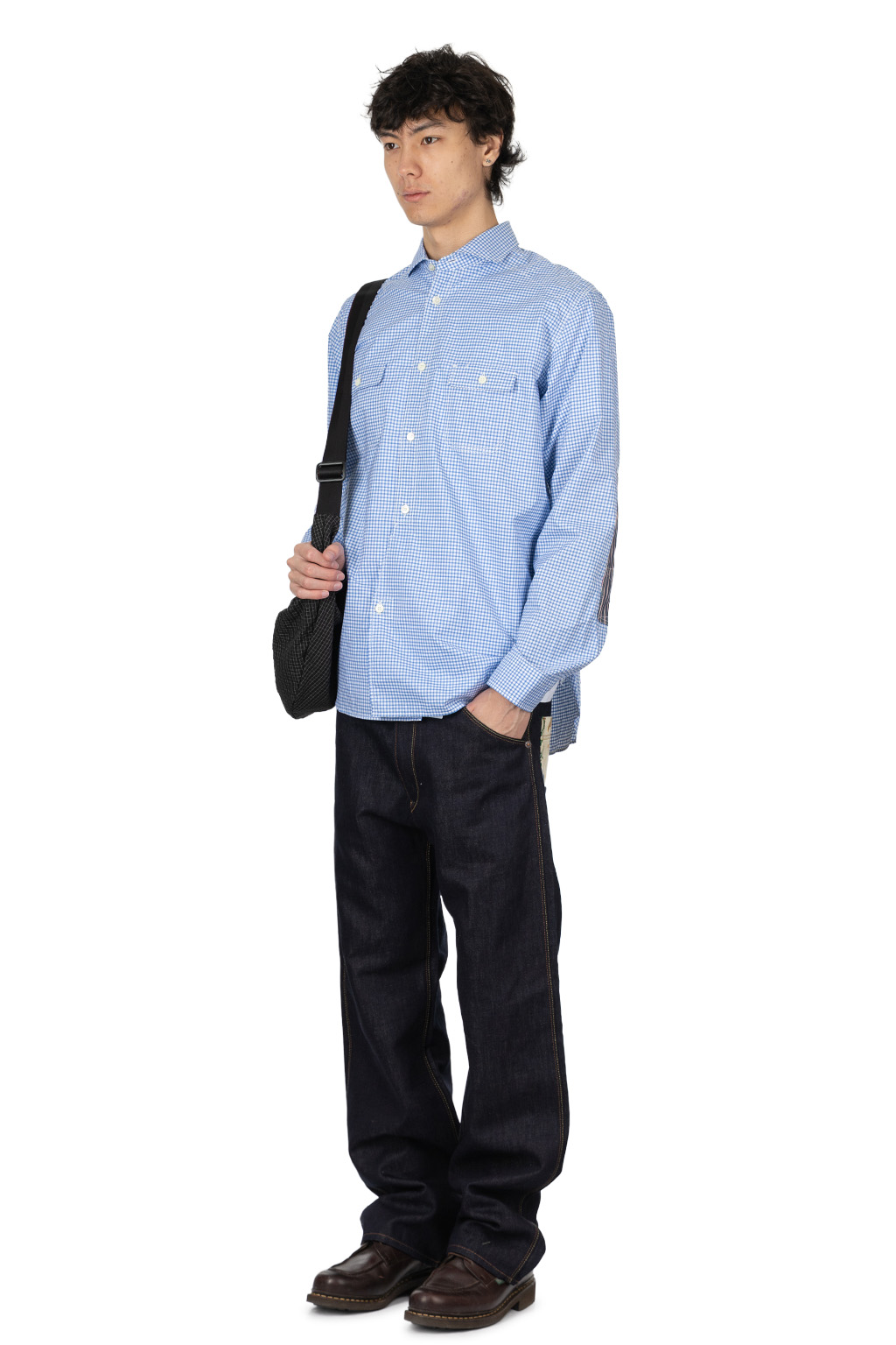 Junya Watanabe MAN - Cotton Check x Cotton Stripe Shirt