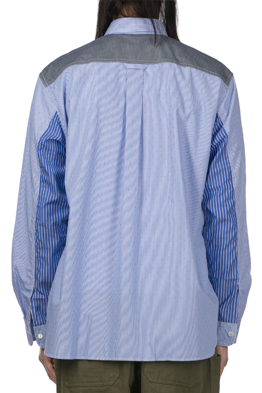 Junya Watanabe MAN - Junya Watanabe Comme Des Garcons Men's Button Up Shirt - Blue