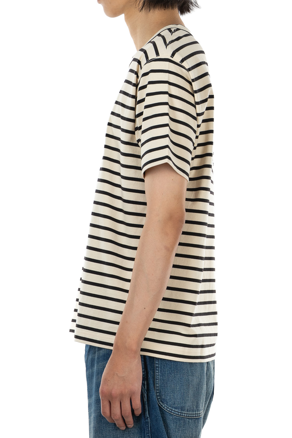 Junya Watanabe MAN - Striped T-Shirt - Natural and Black