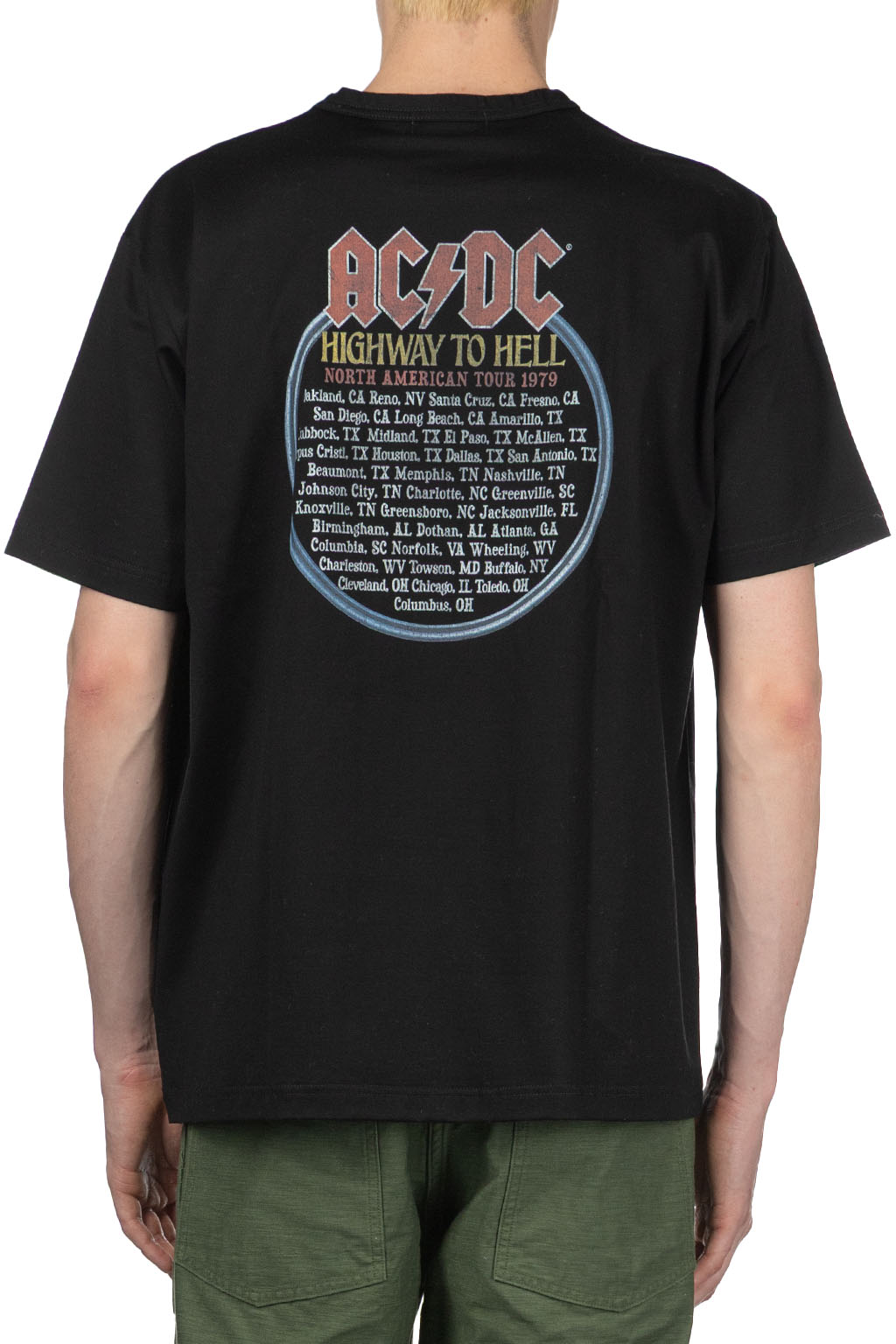 Junya Watanabe MAN - Junya Watanabe Comme Des Garcons Men's ACDC T-Shirt - Black