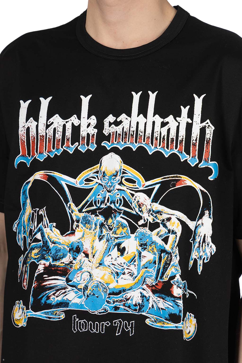 Junya Watanabe MAN - Junya Watanabe Comme Des Garcons Black Sabbath T-Shirt - Black