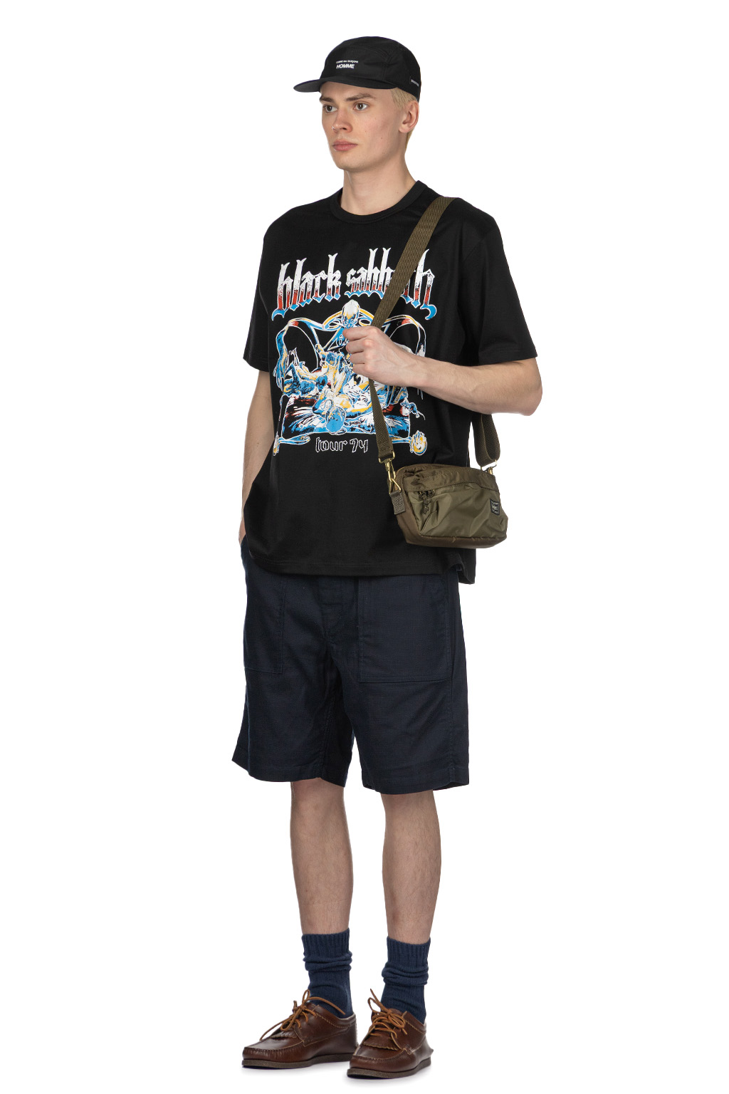 Junya Watanabe MAN - Junya Watanabe Comme Des Garcons Black Sabbath T-Shirt - Black