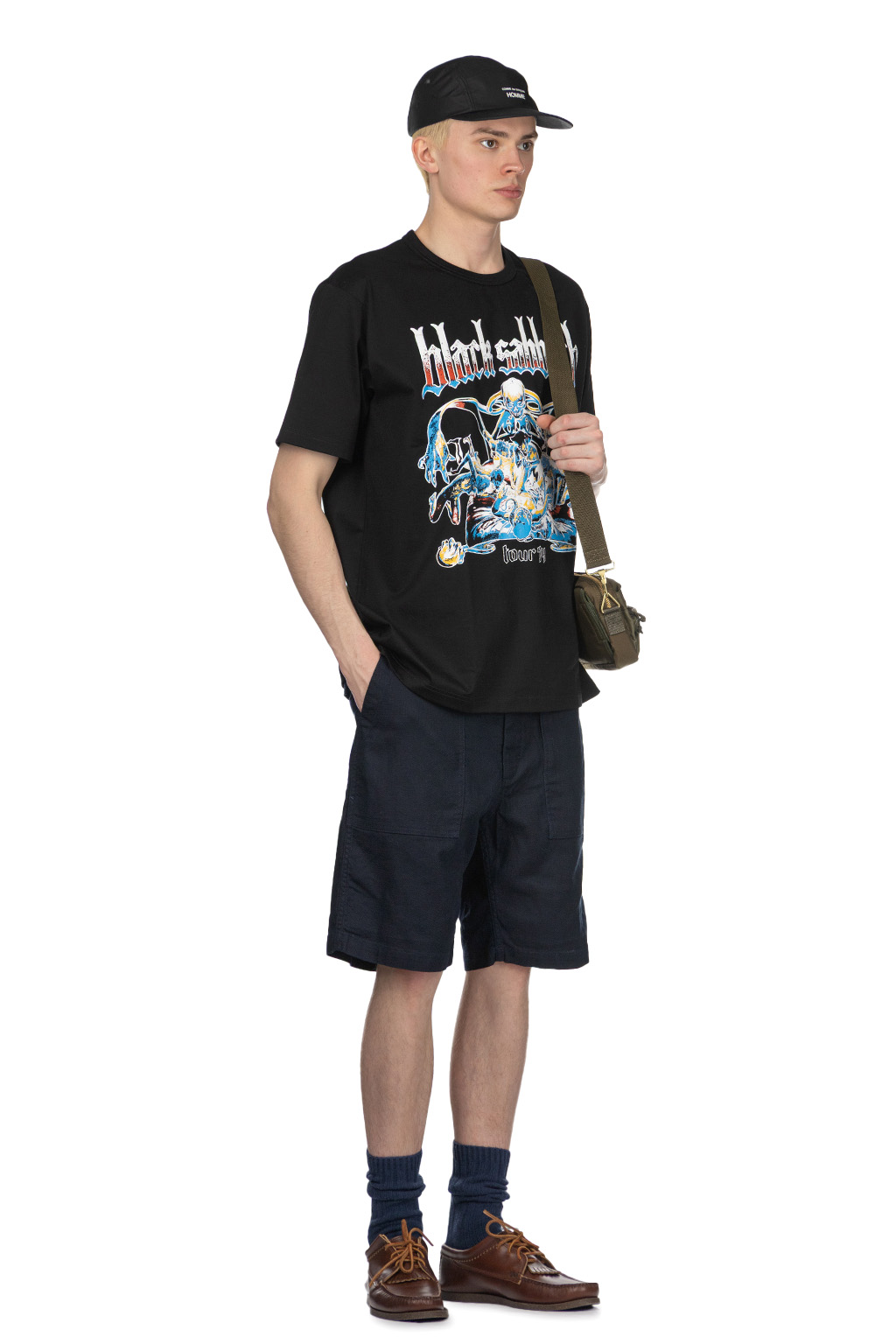 Junya Watanabe MAN - Junya Watanabe Comme Des Garcons Black Sabbath T-Shirt - Black