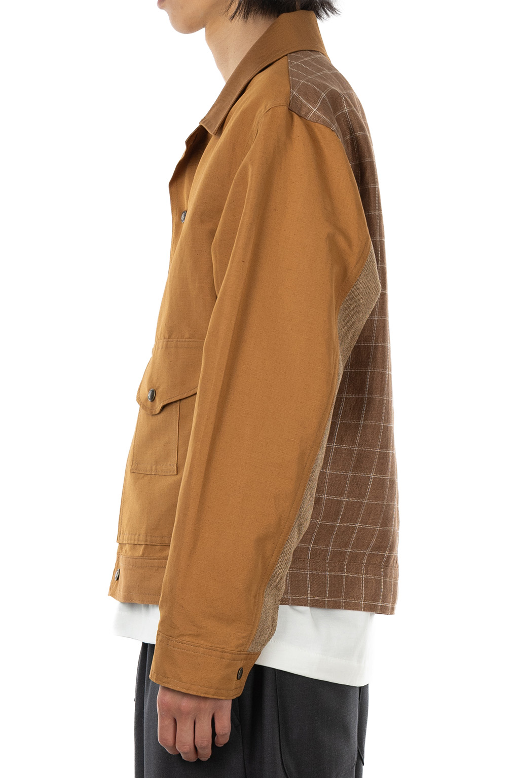 Junya Watanabe MAN - eYe - Cotton Linen Oxford x Wool Linen FILSON W Name Jacket