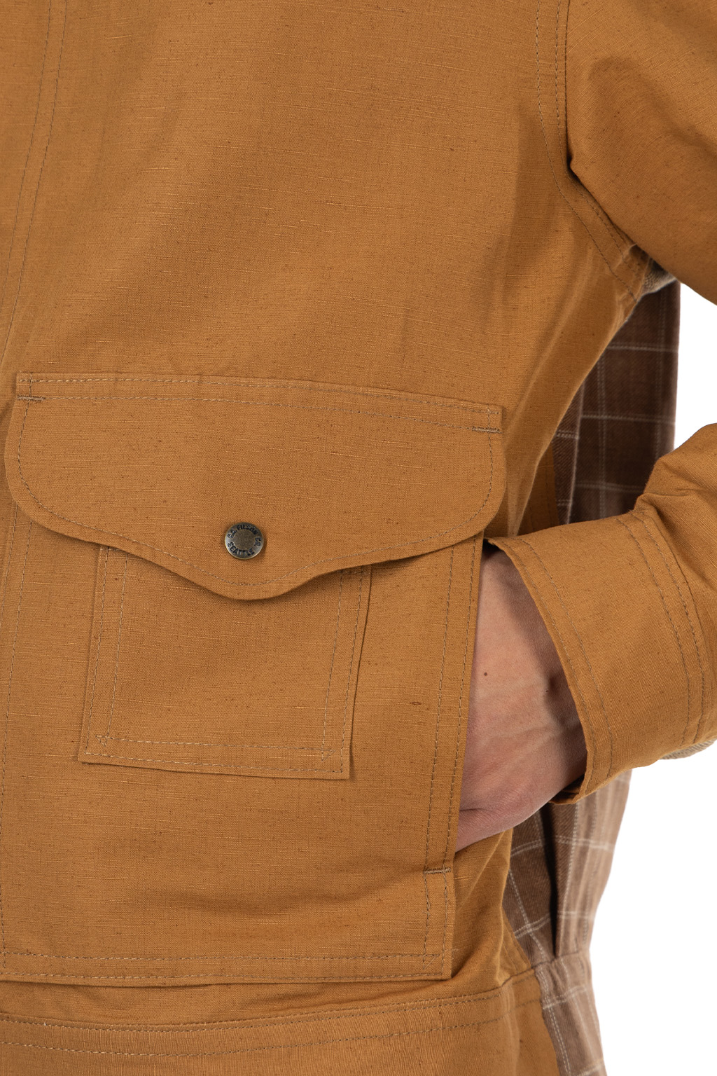Junya Watanabe MAN - eYe - Cotton Linen Oxford x Wool Linen FILSON W Name Jacket