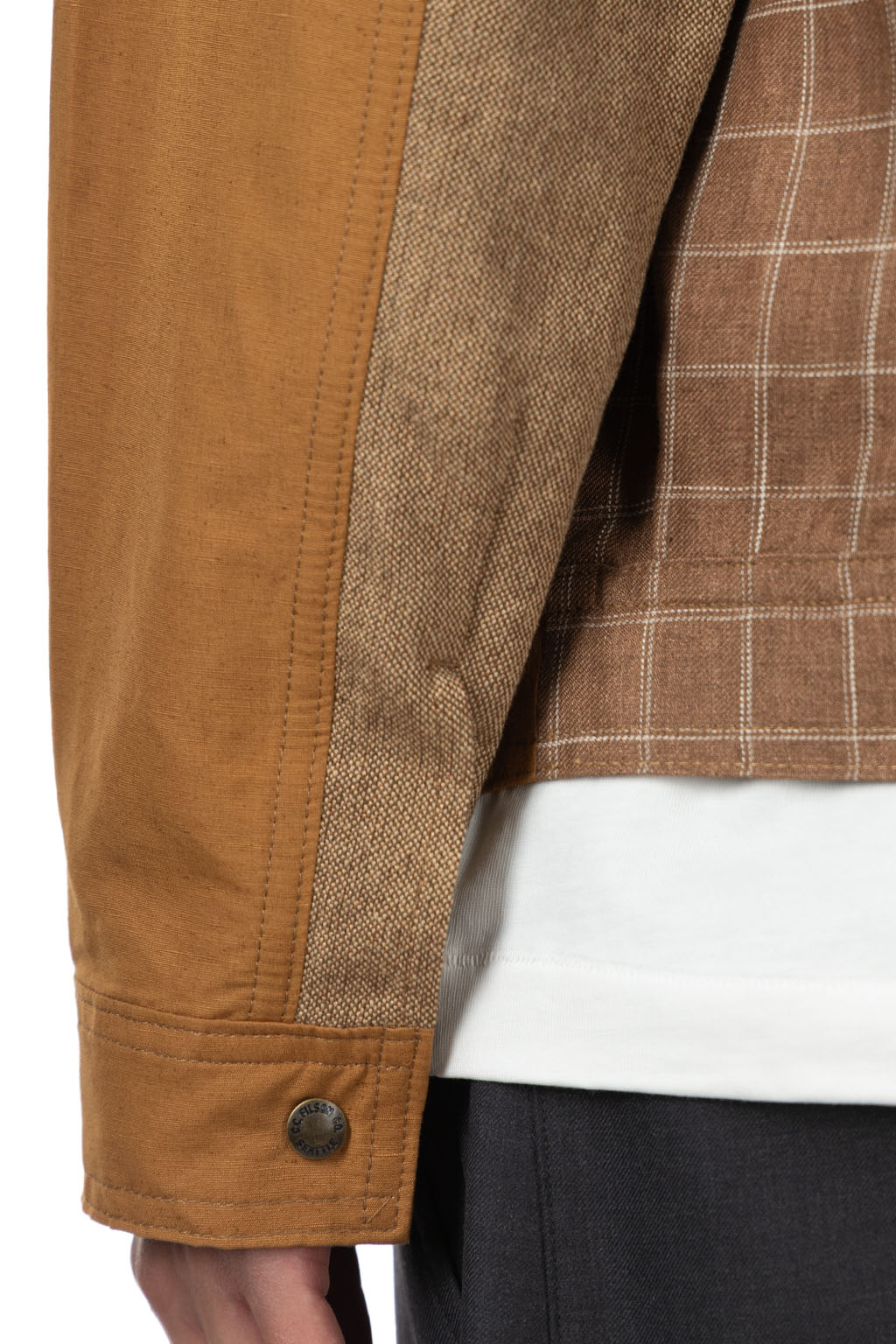 Junya Watanabe MAN - eYe - Cotton Linen Oxford x Wool Linen FILSON W Name Jacket