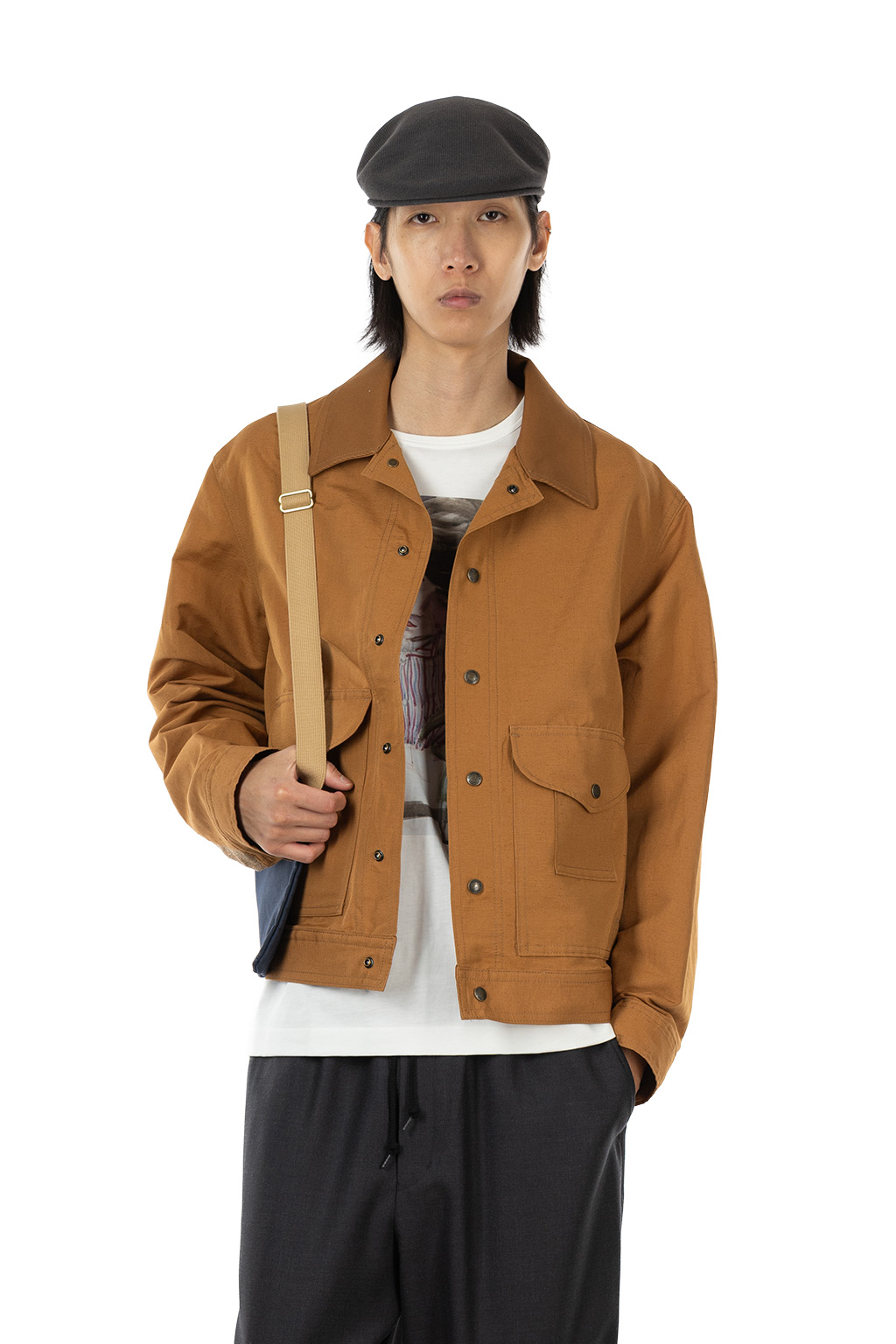 Junya Watanabe MAN - eYe - Cotton Linen Oxford x Wool Linen FILSON W Name Jacket