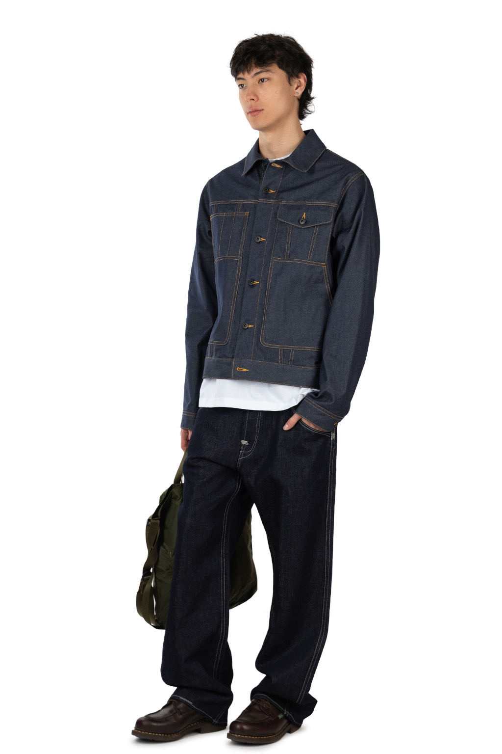Junya Watanabe MAN - eYe - Denim x Wool Mohair Check FILSON W Name Jacket