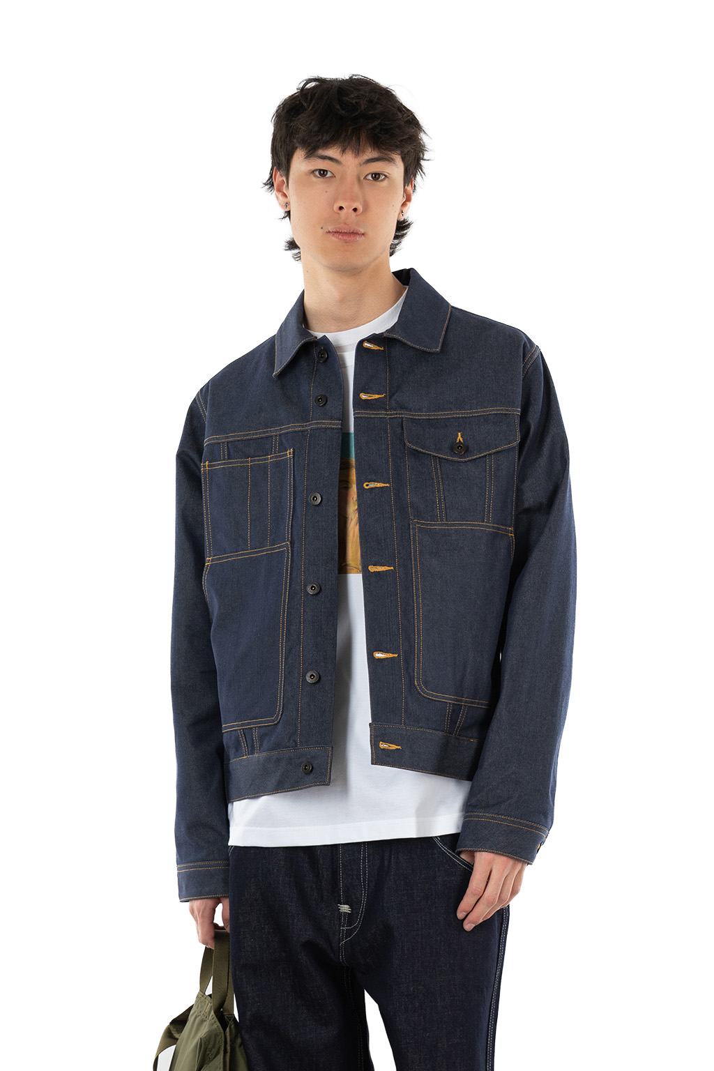 Junya Watanabe MAN - eYe - Denim x Wool Mohair Check FILSON W Name Jacket