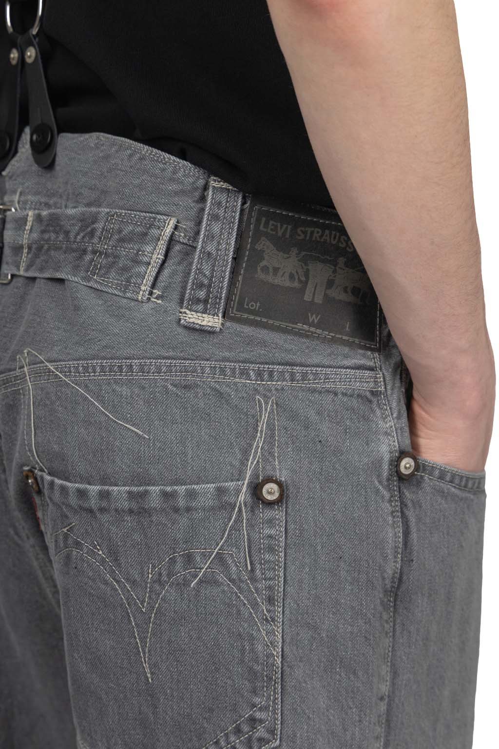Junya Watanabe MAN - Junya Watanabe Comme Des Garcons Suspender Pants - Grey