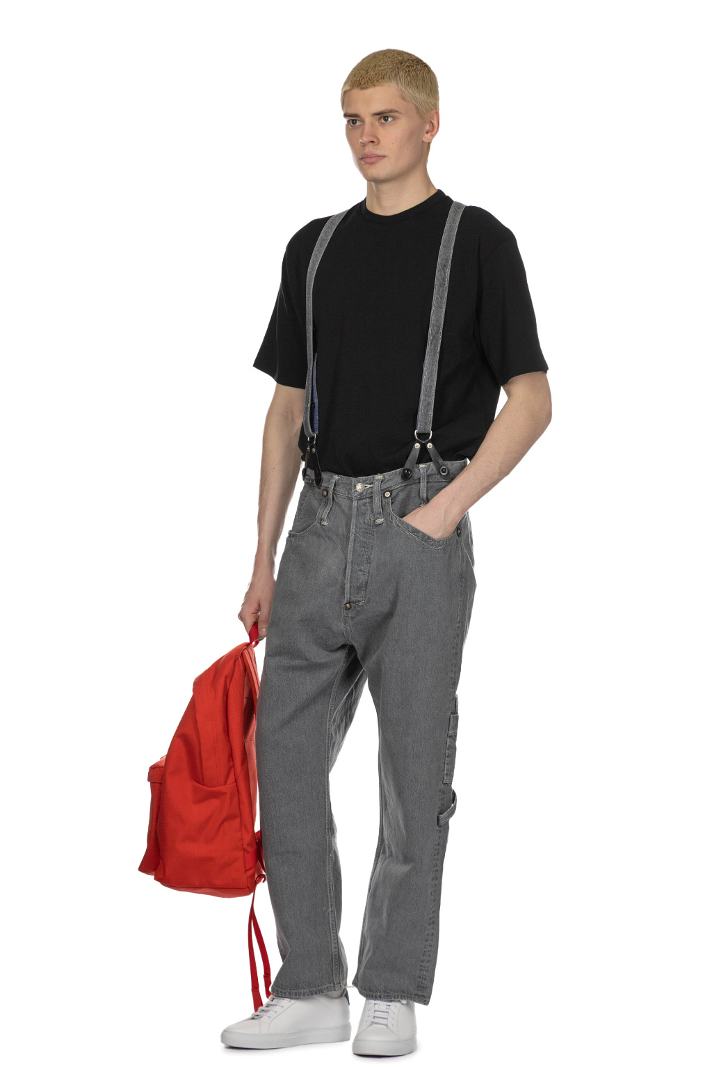 Junya Watanabe MAN - Junya Watanabe Comme Des Garcons Suspender Pants - Grey