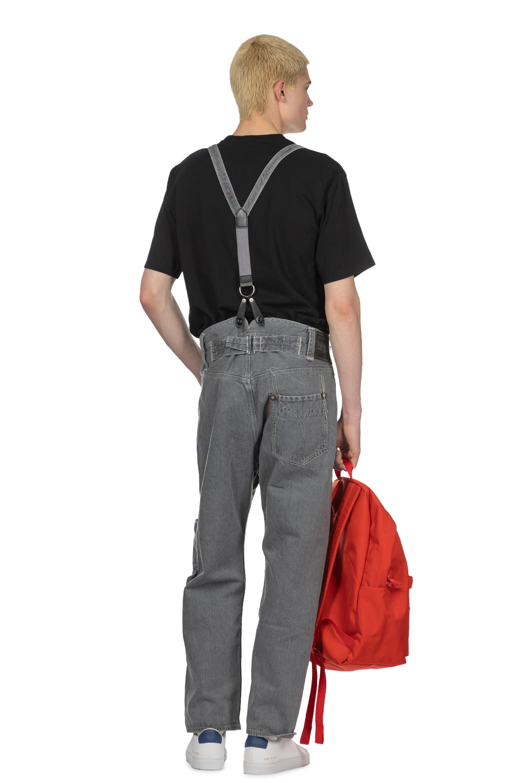 Junya Watanabe MAN - Junya Watanabe Comme Des Garcons Suspender Pants - Grey