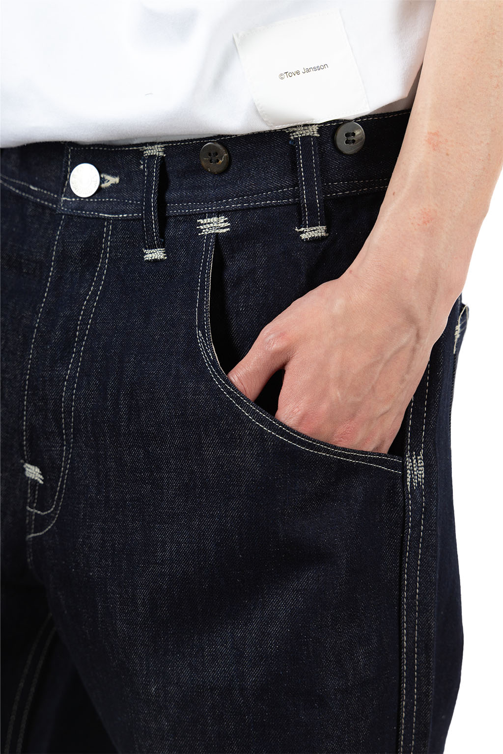 Junya Watanabe MAN - x Levi's W Name - Cotton Linen Denim - Indigo
