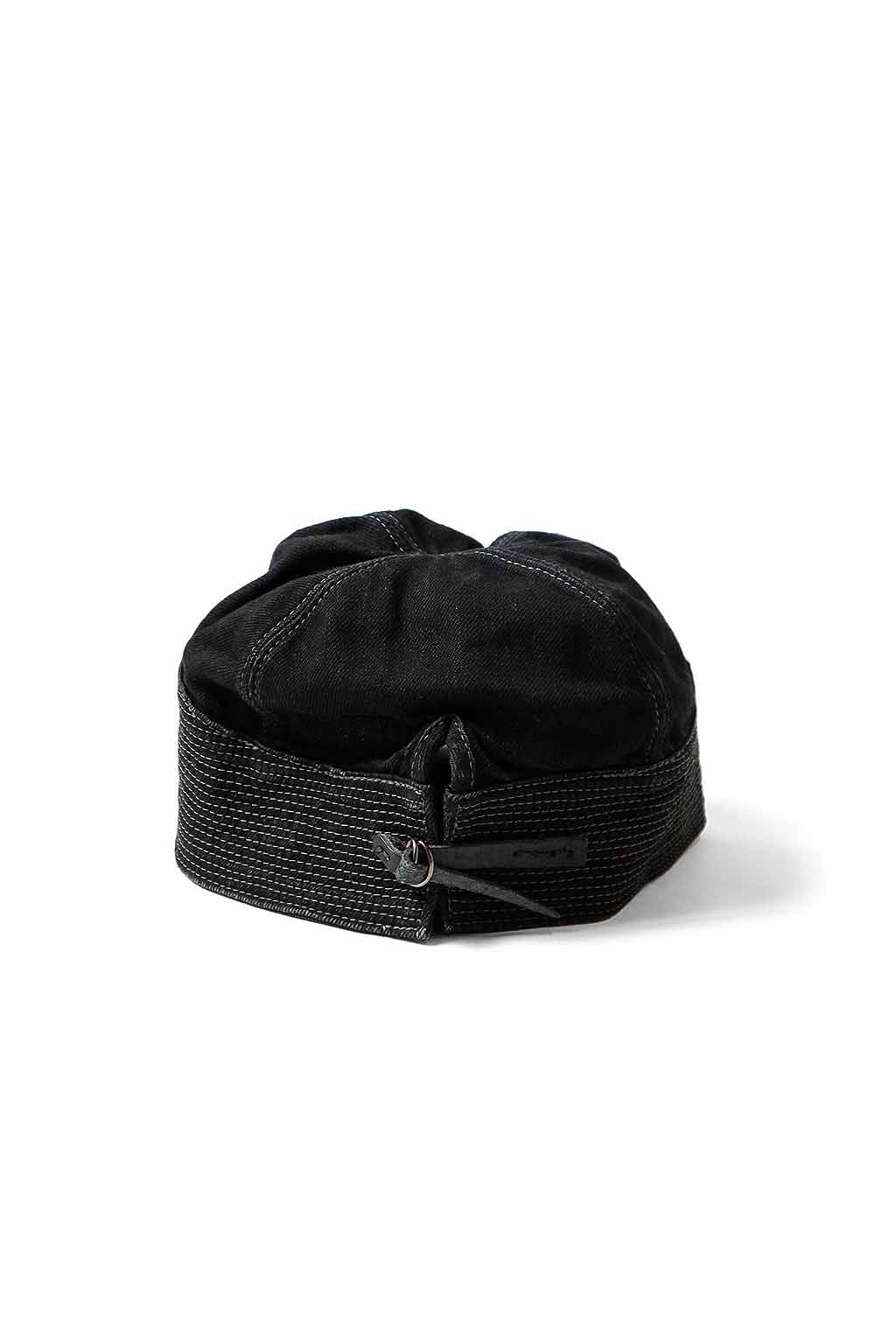 Kapital - 11.5oz BLK x BLK Denim THE OLD MAN AND THE SEA Cap