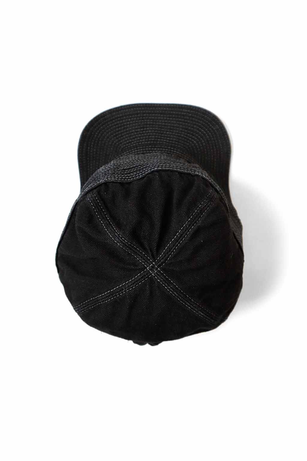 Kapital - 11.5oz BLK x BLK Denim THE OLD MAN AND THE SEA Cap