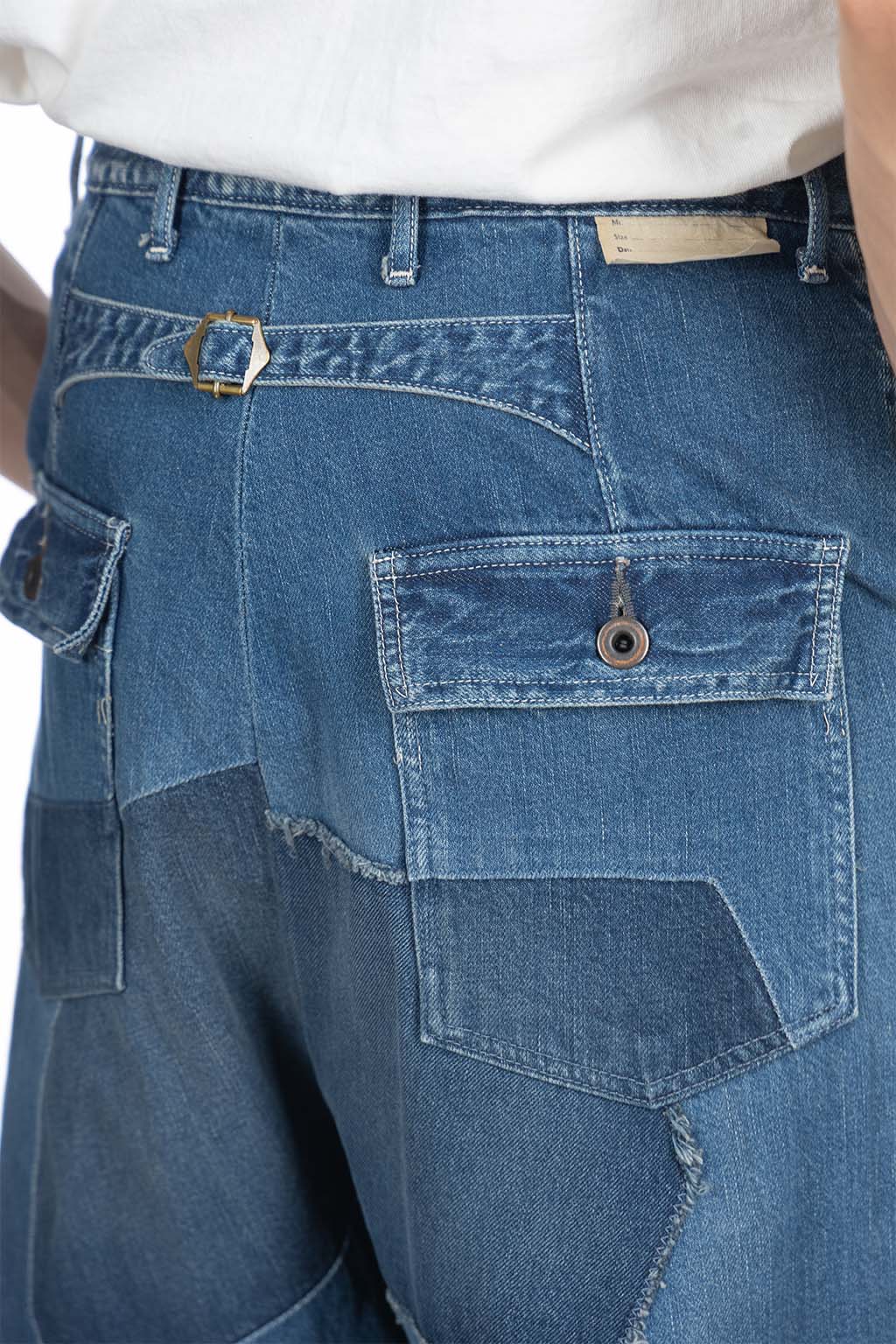 Kapital 11.5oz Denim MINING Damaged High Waisted DAKOTA Pants