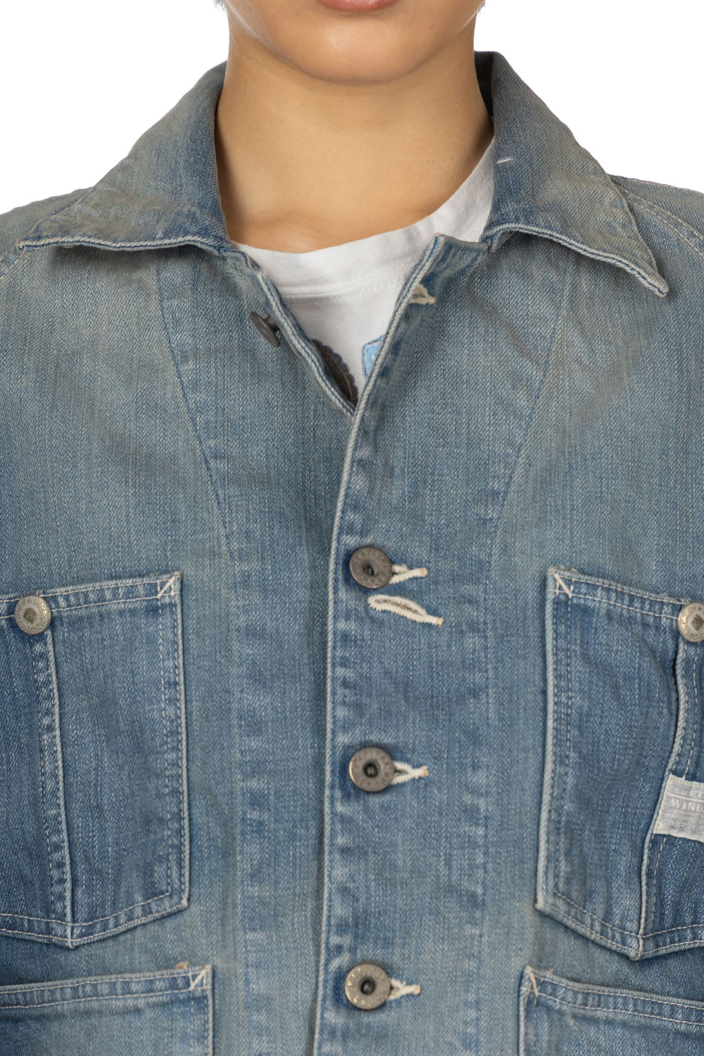 Kapital - 12oz Denim Cropped WINDAY CHOR JKT - PRO