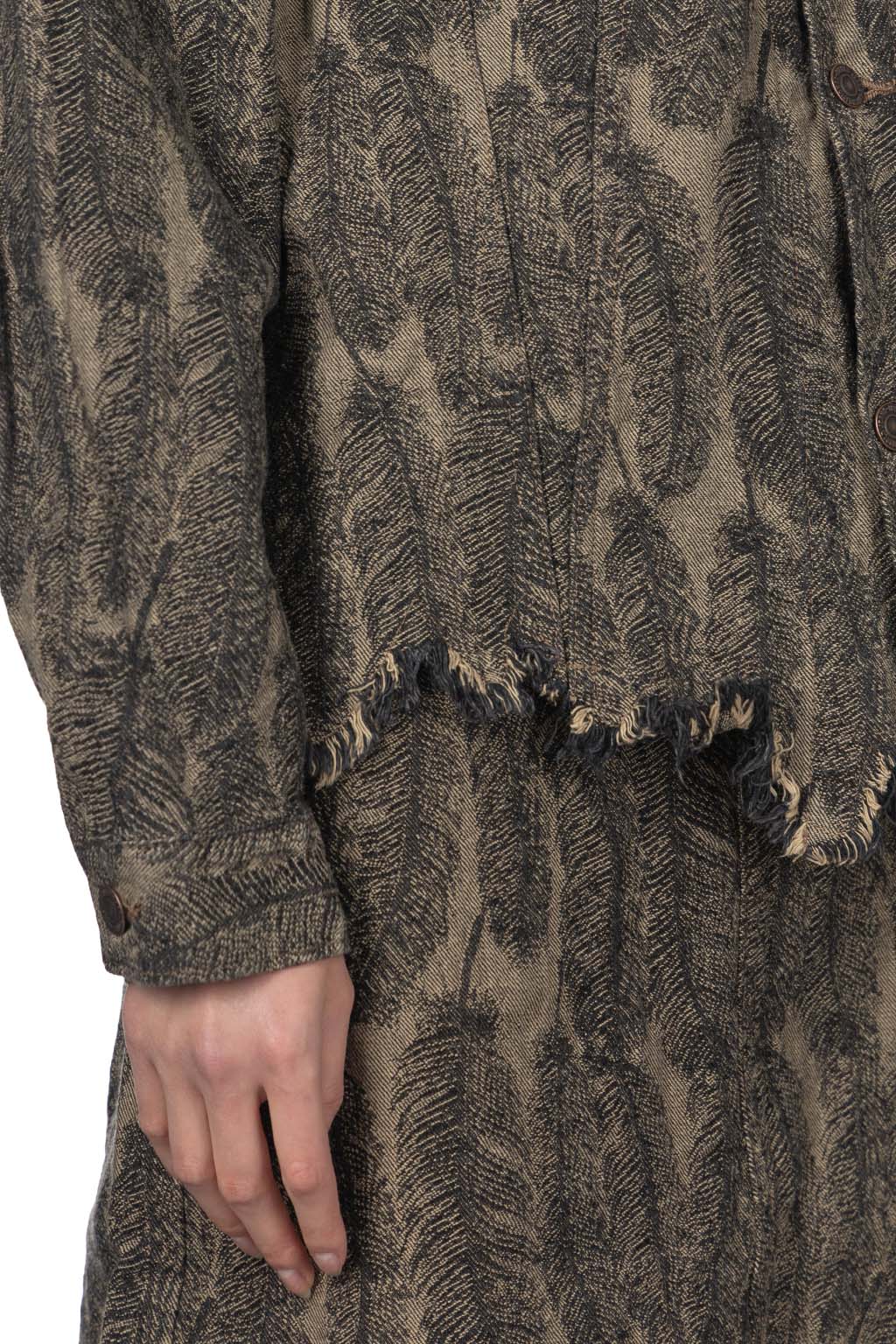 Kapital - 12oz MAGPIE Denim 3rd Jacket - Black x Beige