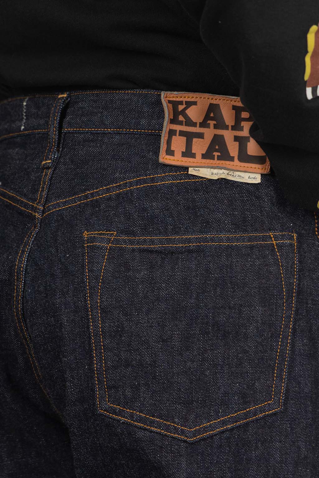 Kapital - 13.5oz Zimbabwe Denim 5P MONKEY TH - OneWash