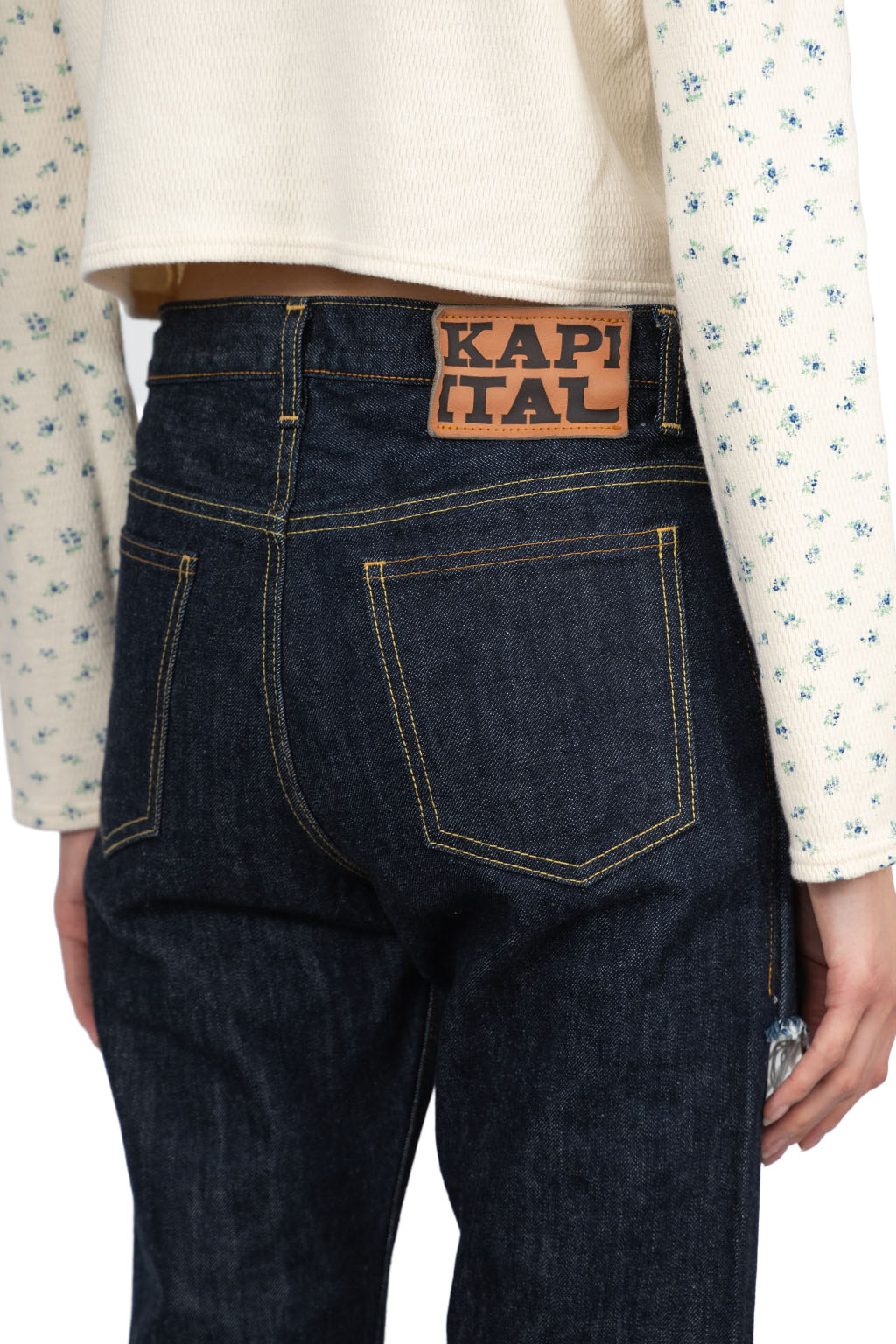 Kapital - 14oz Denim 5P APRON-SKOUSER - One Wash
