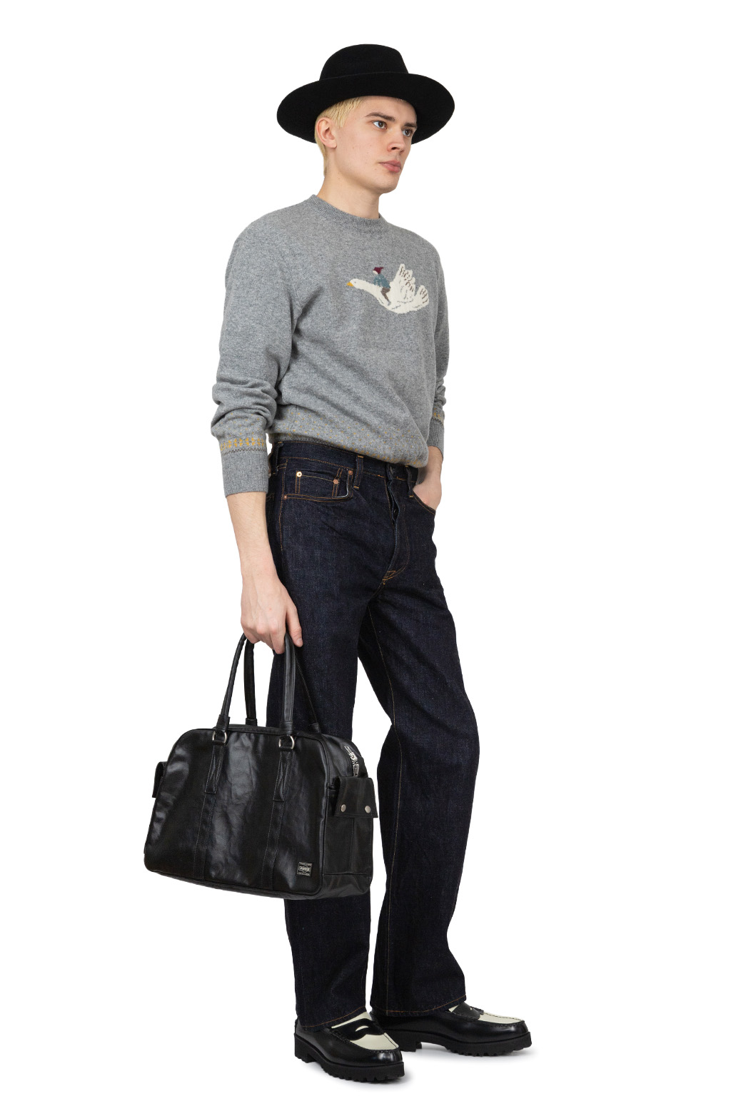 Kapital - 14oz Denim 5P MONKEY TH