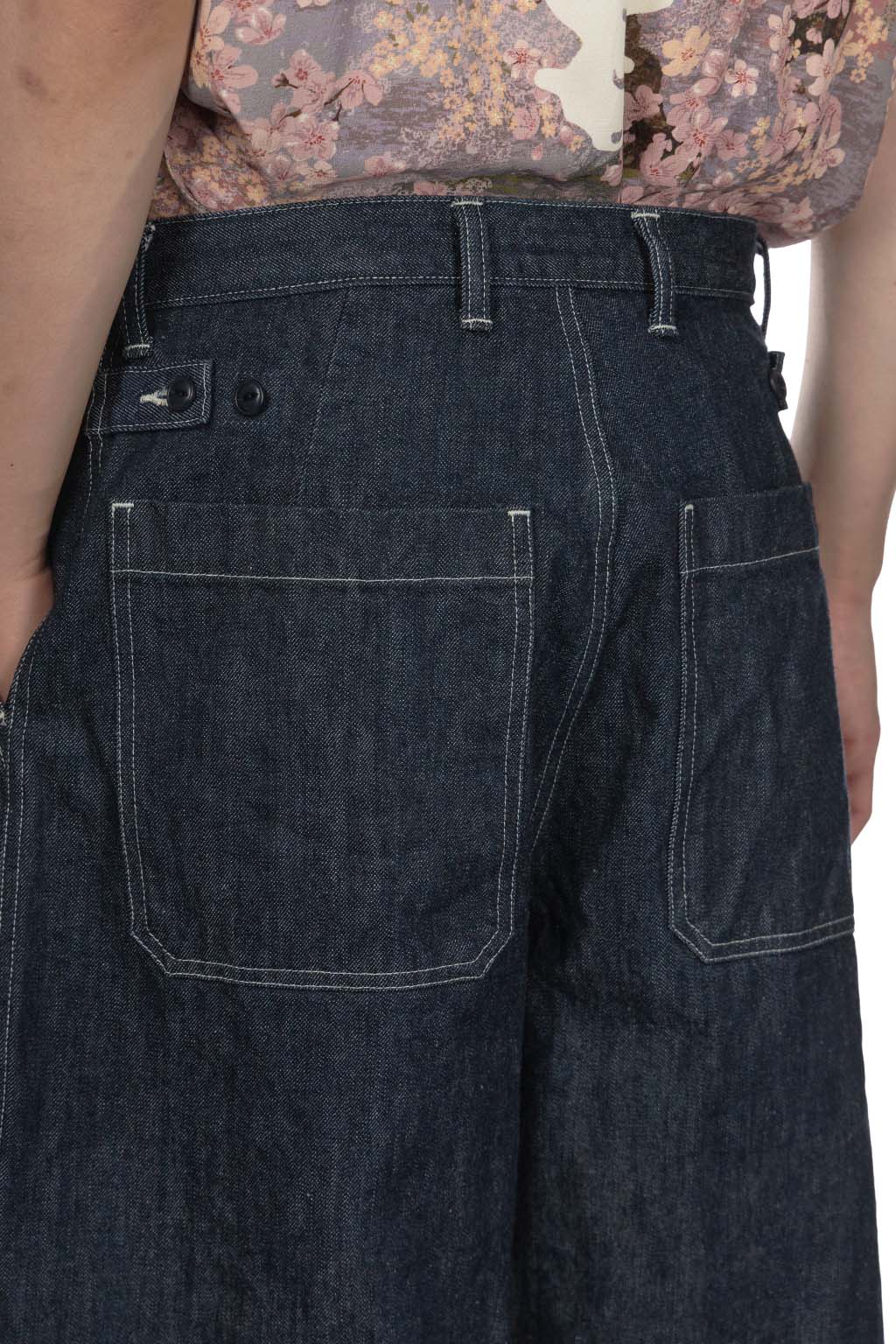 Kapital - 14oz Denim FATIGUE Baggy Pants - Indigo