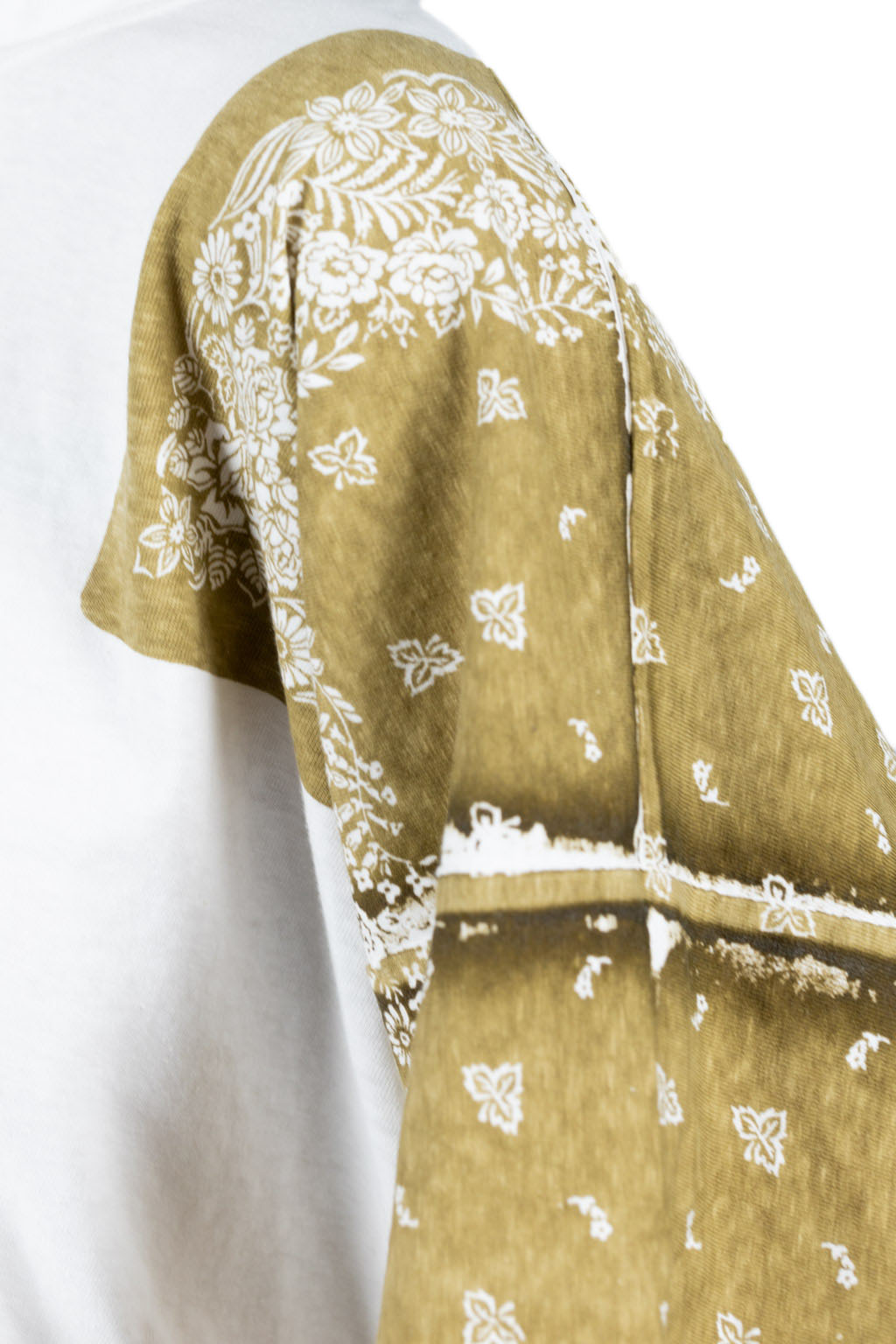 Kapital 18.5/-Jersey Bandana HUGE T (Botanical) - Light Khaki