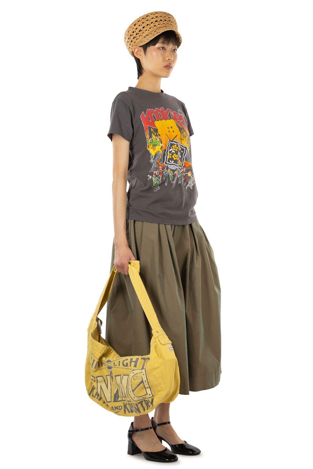 Kapital - 20-Jersey Crew T (BUSTER PECKISH BOWY)
