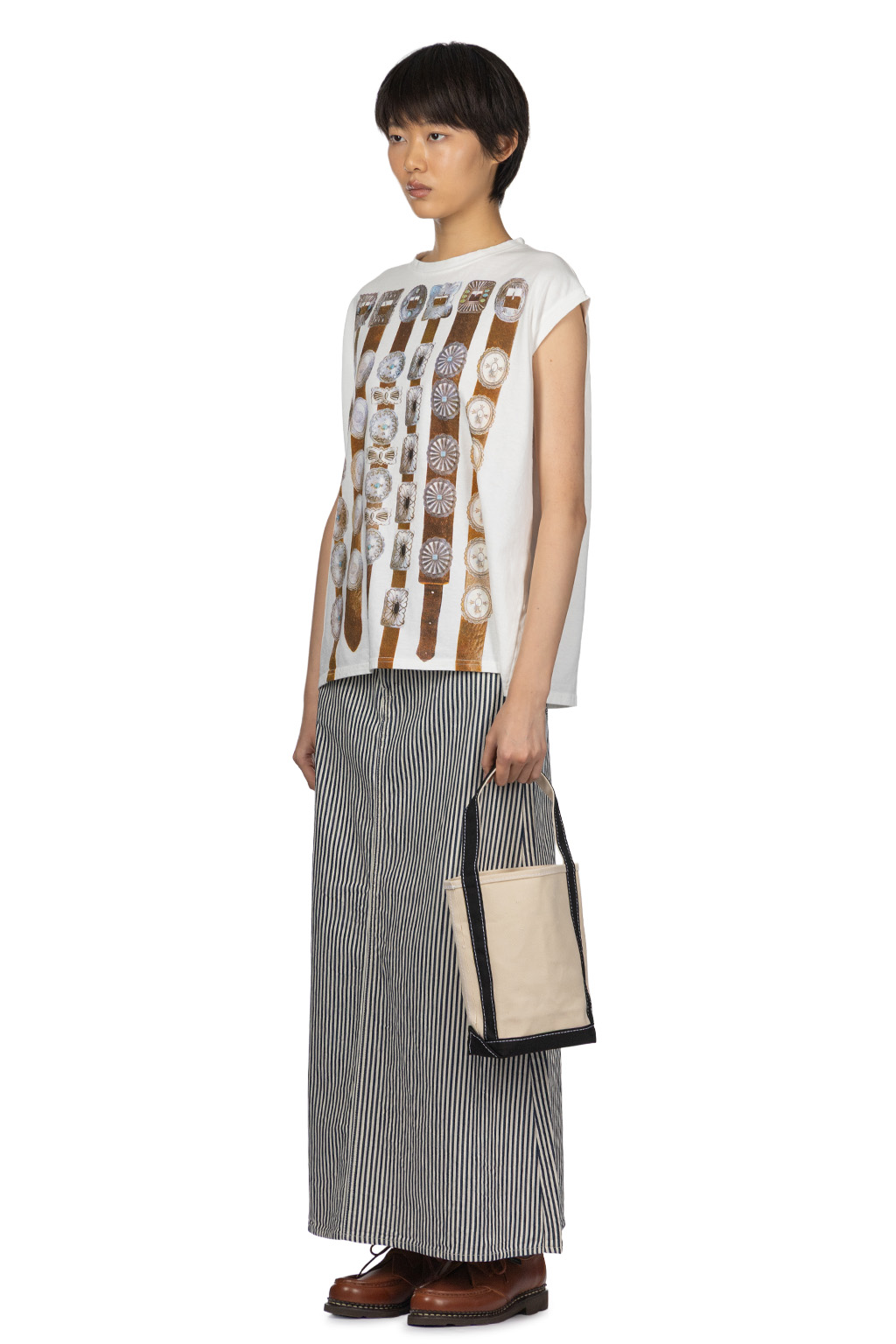 Kapital - 20/ - Jersey Non-Sleeve T (Curtain Concho)