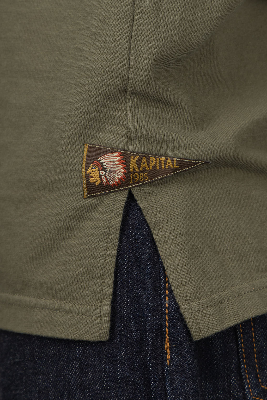 Kapital - 20 - Jersey PENNANT T -3 Flags - Khaki