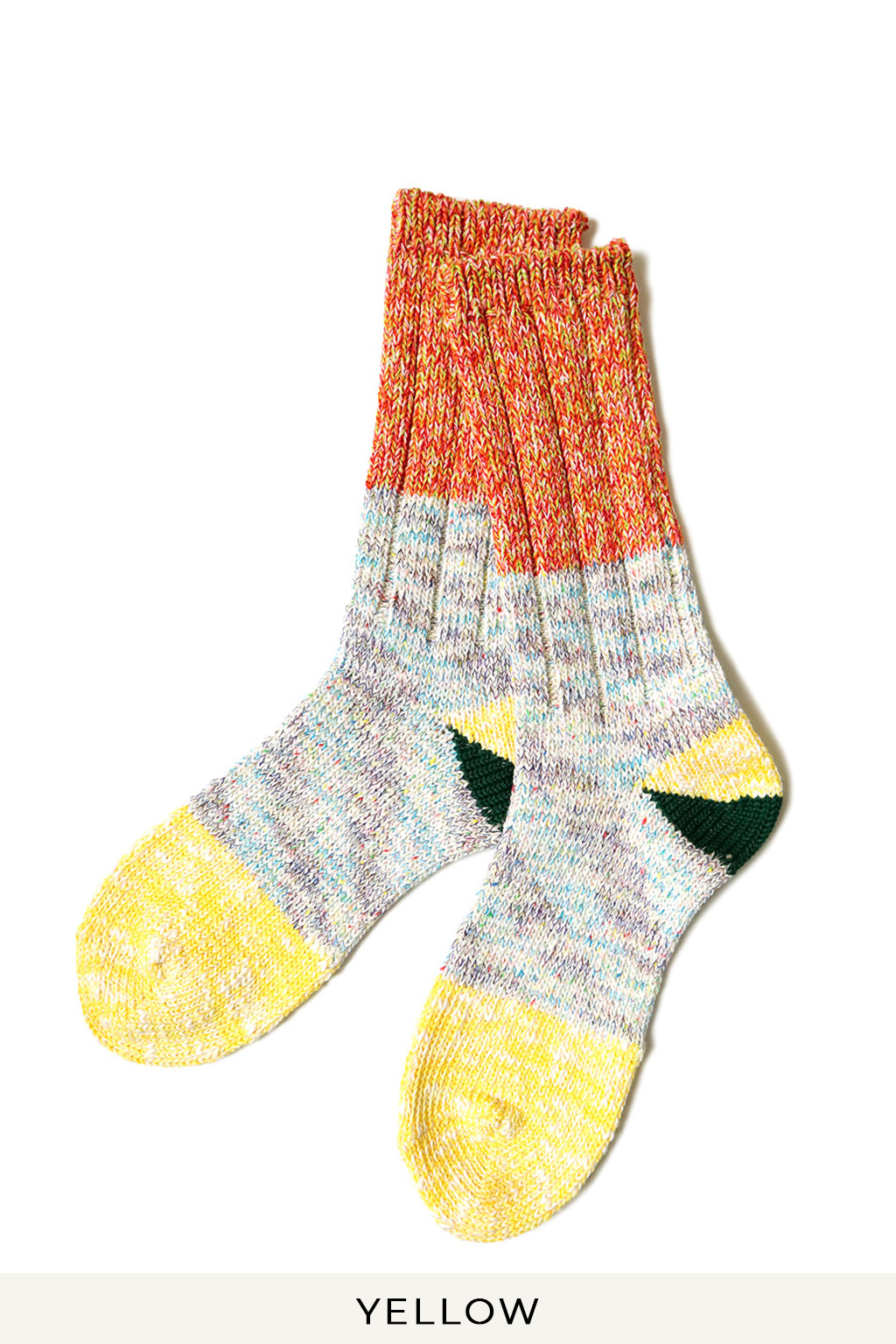 Kapital 60 Yarns 2 TONES HEEL Socks - 4 Colour Choices