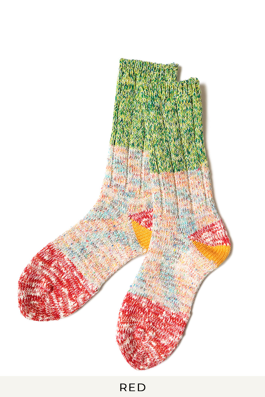 Kapital 60 Yarns 2 TONES HEEL Socks - 4 Colour Choices