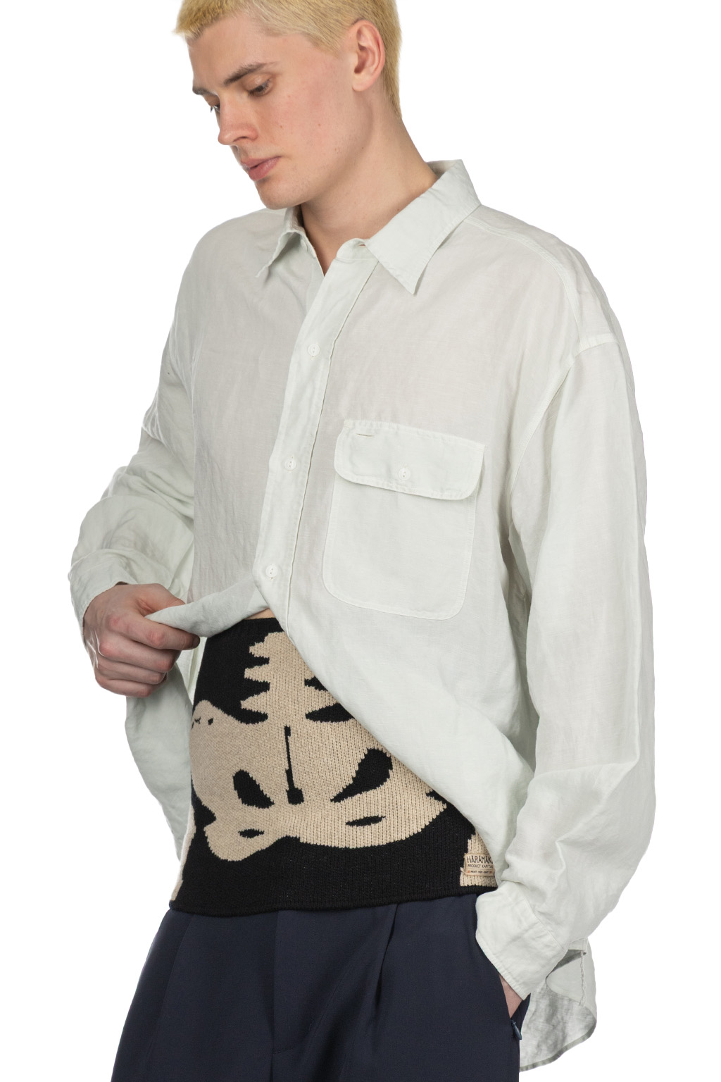 Kapital - 7G Wool BONE HARAMAKI Multi Roll - Black