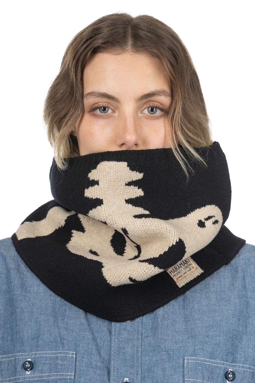 Kapital - 7G Wool BONE HARAMAKI Multi Roll - Black