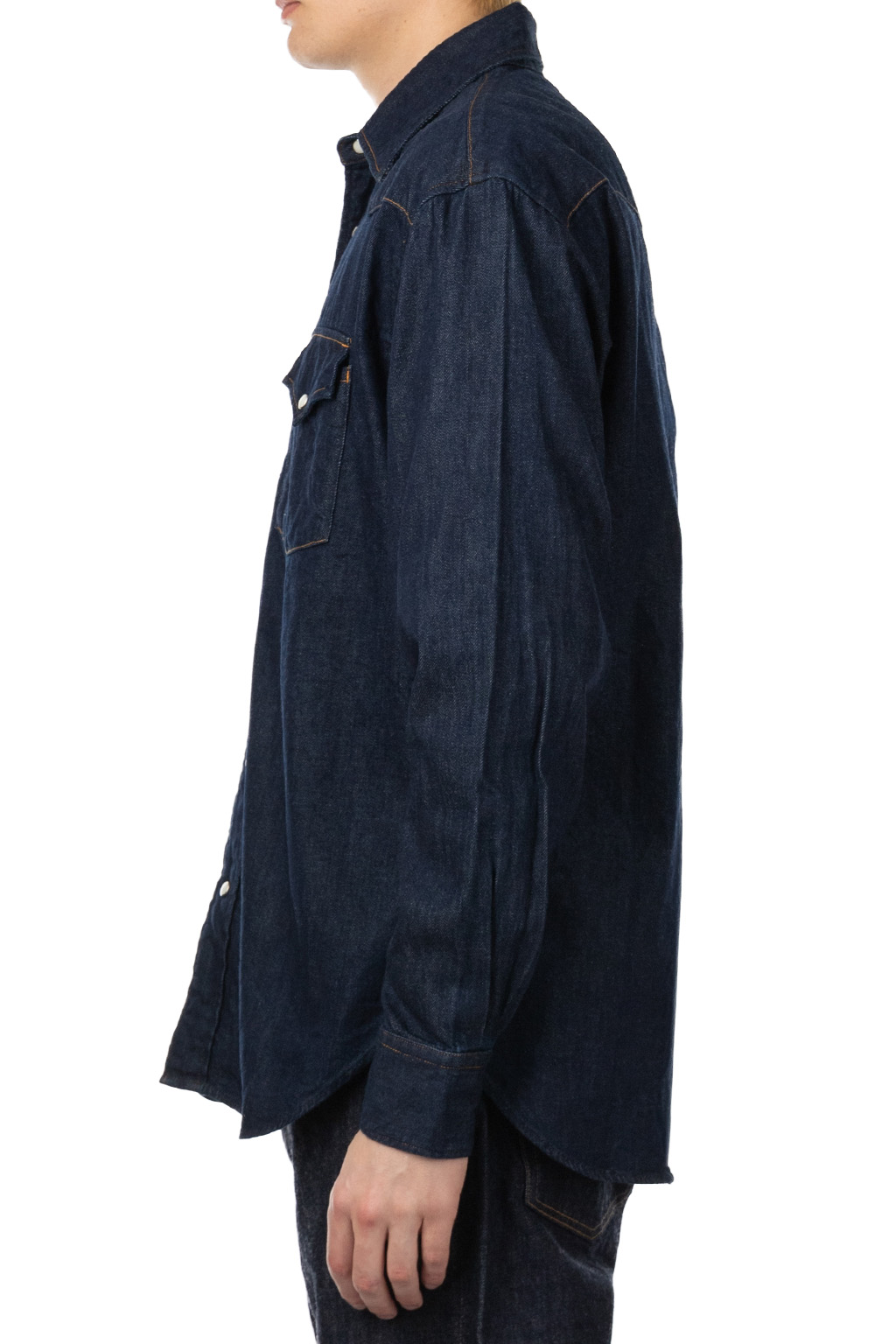 Kapital - 8oz Denim HUSKY Western Shirt - Indigo