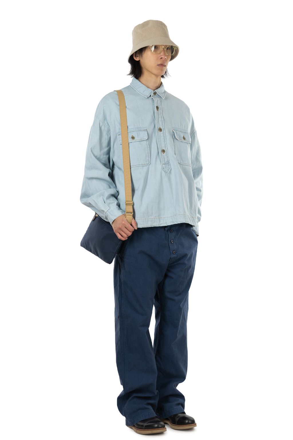 Kapital - 8oz Denim Shirt Anorak - PRO
